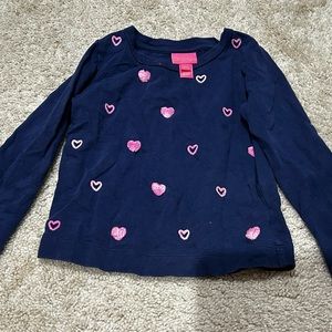 Lilly Pulitzer Girl Navy and Pink Shirt